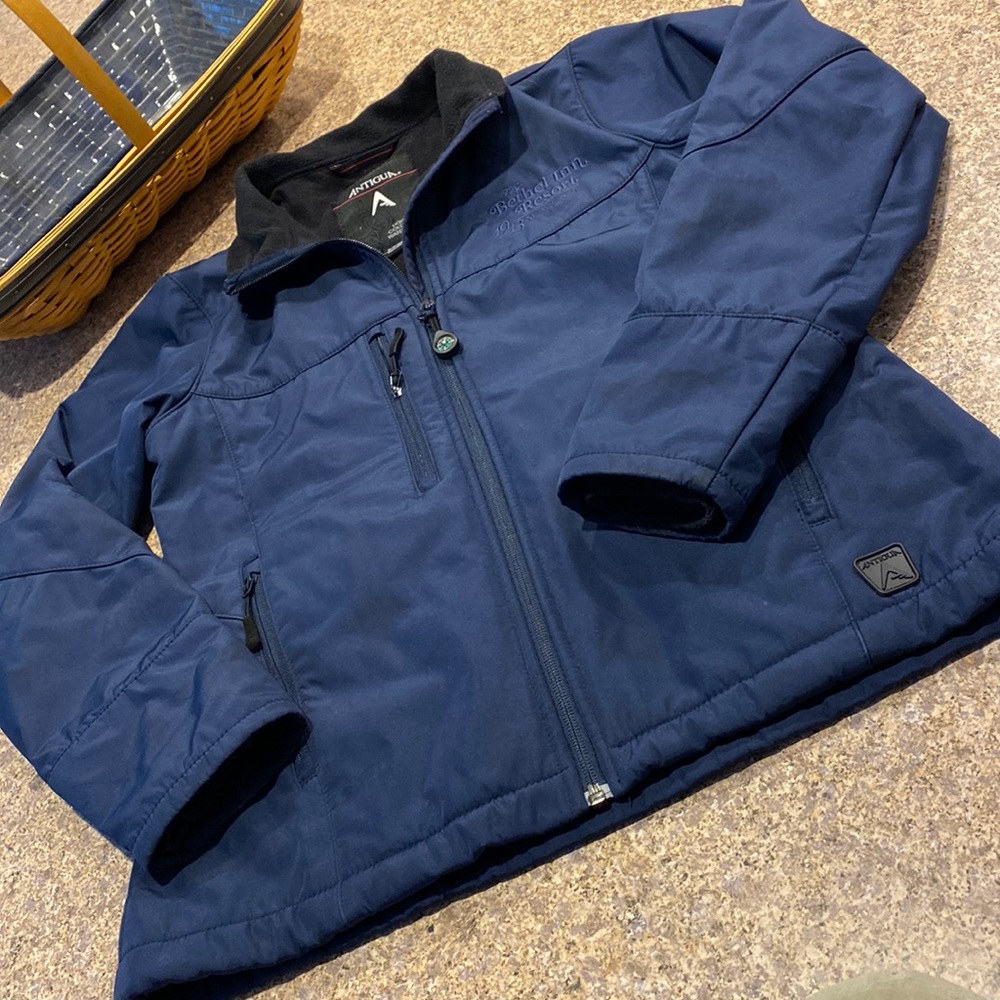 Antigua Bethel Inn Resort Maine Blue Cold Weather Water Resistant Jacket Small - Picture 1 of 17